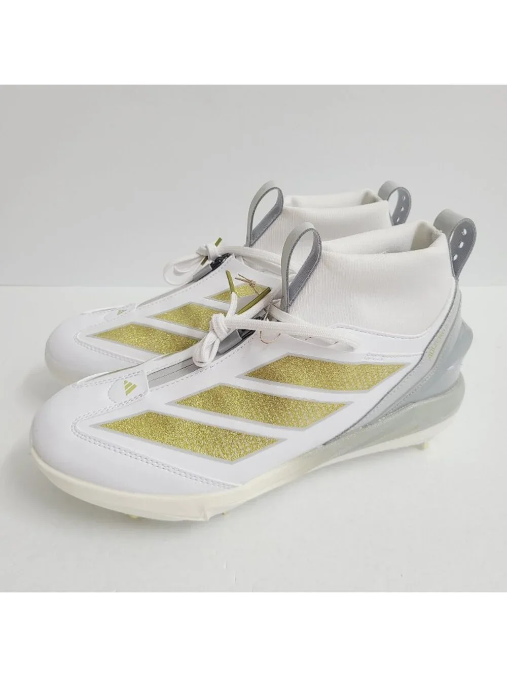NEW Adidas Adizero Impact+ 2.0 Baseball Cleats JH6716 Size 9 White #1